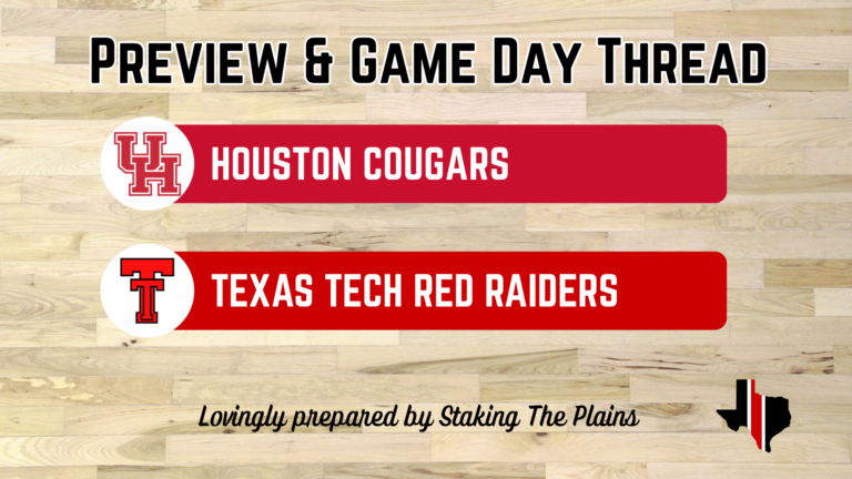Preview & Game Day Thread: Houston vs. Texas Tech
