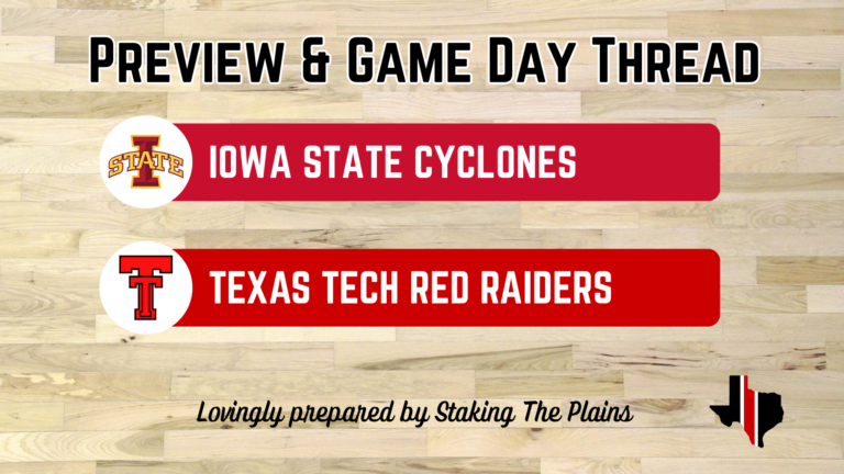 Preview & Game Day Thread: Big 12 Championship – Iowa State vs. Texas Tech
