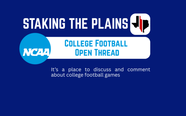 College Football Open Thread | 2026.08.29