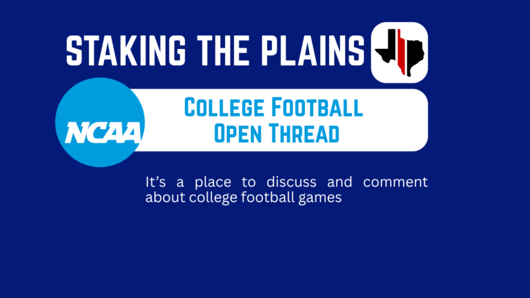 College Football Open Thread | 2026.08.29