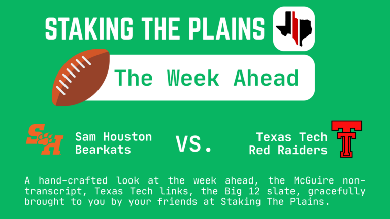 The Week Ahead: Sam Houston vs. Texas Tech