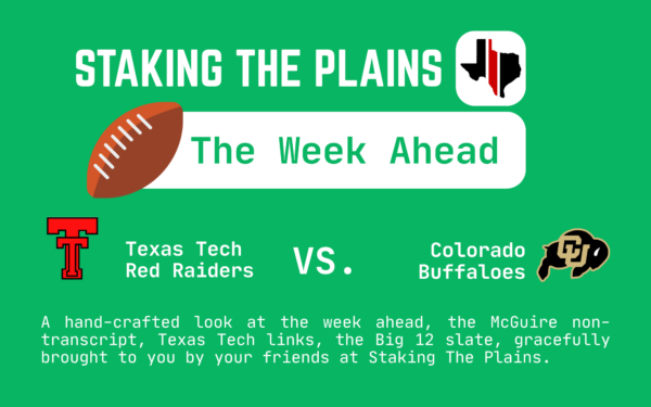 The Week Ahead: Texas Tech vs. Colorado