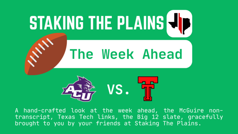 The Week Ahead: Abilene Christian vs. Texas Tech