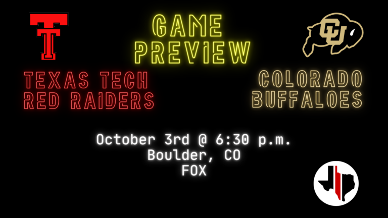 Game Preview: Texas Tech vs. Colorado