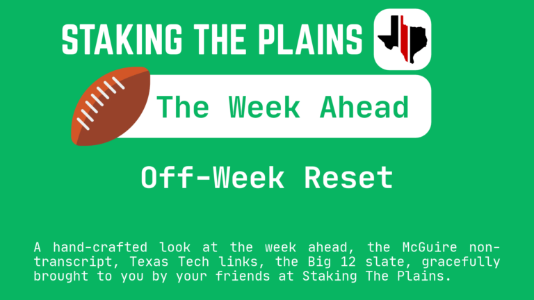The Week Ahead: Off-Week Reset